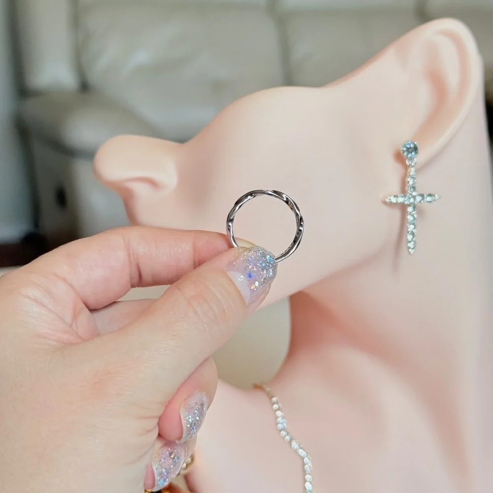 S925 Elegant Silver Twist Ring